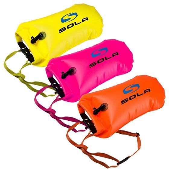 Sola Open Water Inflatable Swim Buoy/Drybag