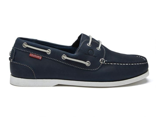 GALLEY II - LEATHER BOAT SHOES (NAVY) | Chatham | 1 | Shipmates